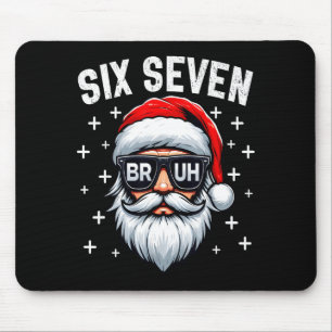 Mousepad Feliz Natal Bruh Rosto de Papai Noel 67 Meme Piada