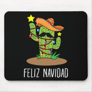 Mousepad Feliz Natal Cactus - Árvore Mexicana De Natal Em J