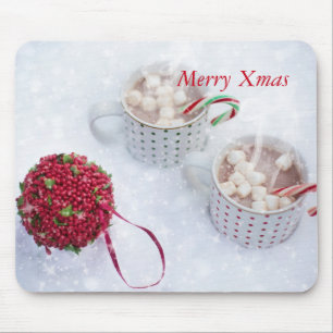 Mousepad Feliz Natal - Chocolate na neve