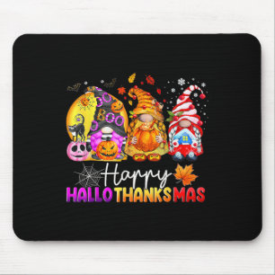 Mousepad Feliz Natal de Ação de Graças de Halloween HalloOb