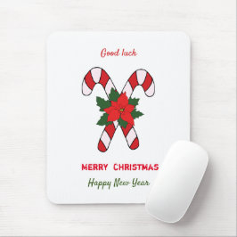 Mousepad Feliz Natal e Ano Novo Minimalista