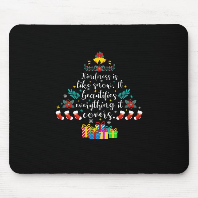 Mousepad Feliz Natal É Como Neve (Frente)