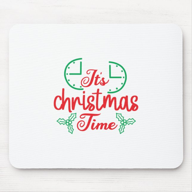 Mousepad Feliz Natal É Hora De Natal (Frente)