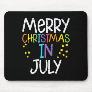 Mousepad Feliz Natal Em Julho Estrelas Verão Xmas Mulheres