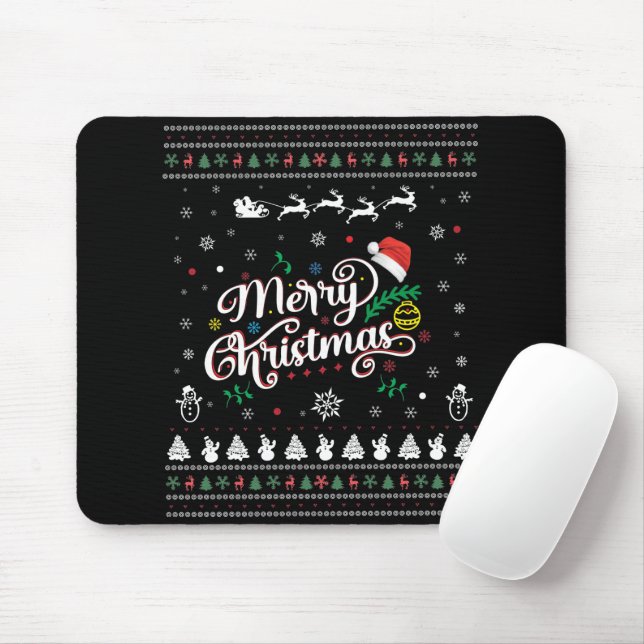 Mousepad Feliz Natal Engraçado (Com mouse)