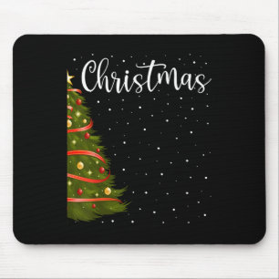 Mousepad Feliz Natal Engraçado Casais de Árvore de Natal Co