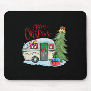 Mousepad Feliz Natal Feliz Acampante Diversão Vida de Acamp