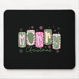 Mousepad Feliz Natal Garota Préppy Feminina Mulheres Crianç
