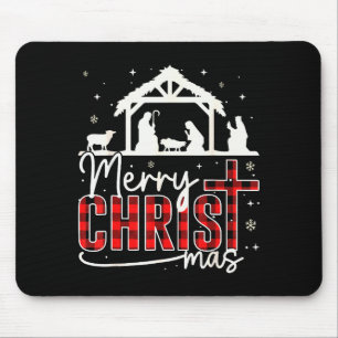 Mousepad Feliz Natal Jesus Cristo Família Jesus Nascimento
