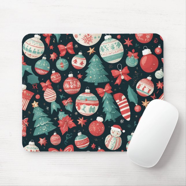 Mousepad Feliz Natal, Natal Feriado, Presente de Natal para (Com mouse)