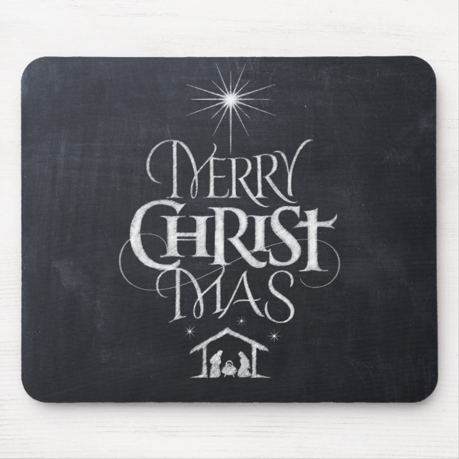 Mousepad Feliz Natal Natal Natal Natividade Cristã (Frente)