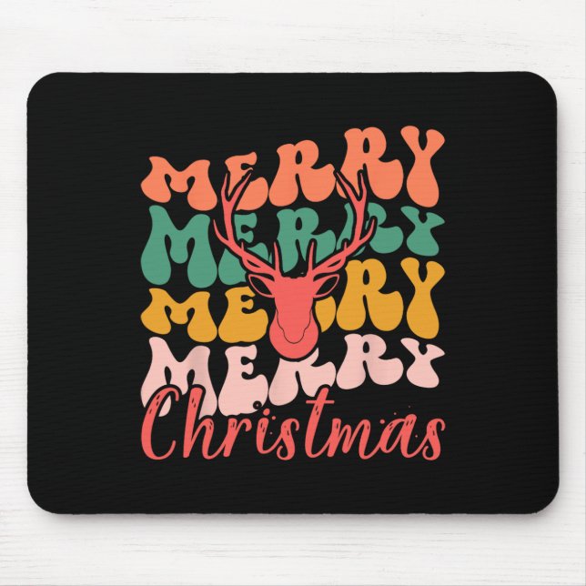 Mousepad Feliz Natal Natal Xmas Diversão  (Frente)