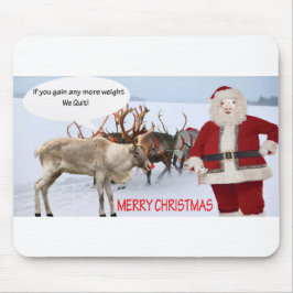 Mousepad Feliz Natal, papais noeis, rudolfo