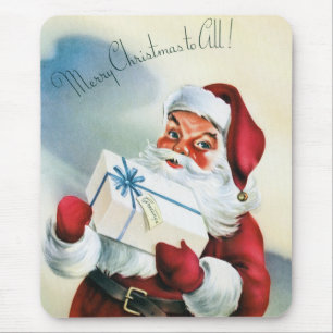Mousepad Feliz Natal para Todos (Vintage Papai Noel)