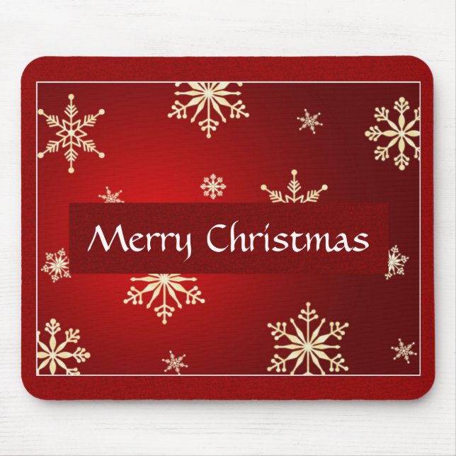 Mousepad Feliz Natal Personalizável (Frente)