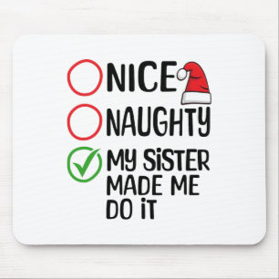 Mousepad Feliz Natal Que Minha Irmã Me Fez Fazer Isso Xma