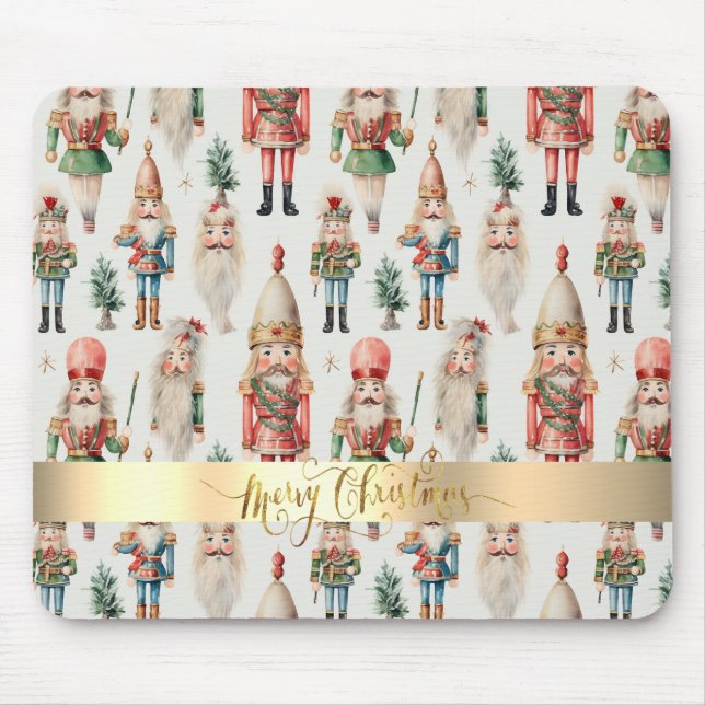 Mousepad Feliz Natal Quebra-Nozes Feriado (Frente)
