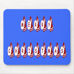 Mousepad Feliz Natal Santa Claus Font