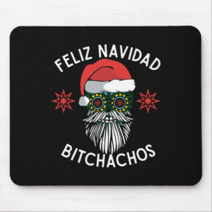Mousepad Feliz Navidad Achos Engraçado Espanhol Feliz Natal