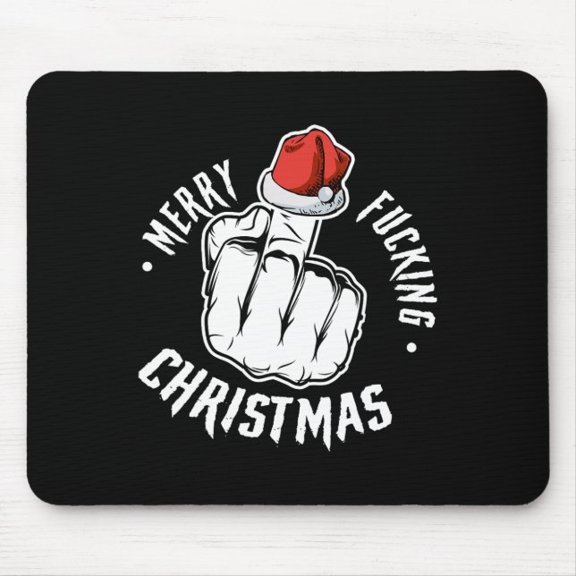 Mousepad Feliz Numerando Natal Inapropriado Adulto Masculin (Frente)