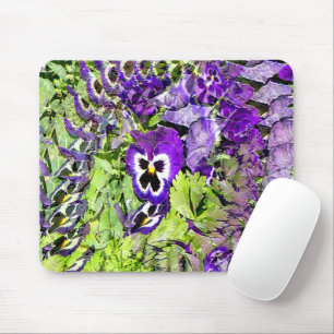 Mousepad Feliz Pansies...