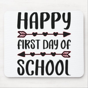 Mousepad Feliz Primeiro Dia Da Escola De Volta À Escola