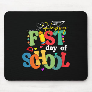 Mousepad Feliz Primeiro Dia De Aula De Volta à Escola Profe
