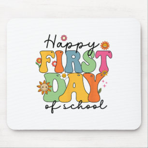 Mousepad Feliz Primeiro Dia De Aula Professor Crianças De V