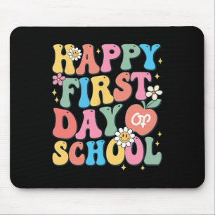 Mousepad Feliz Primeiro Dia De Aula Professor Meninos Menin