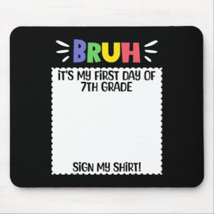 Mousepad Feliz Primeiro Dia De Aula Professor Primeiro Dia