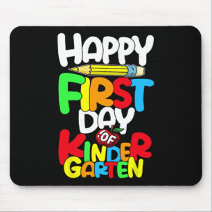 Mousepad Feliz Primeiro Dia De Jardim De Infância Professor
