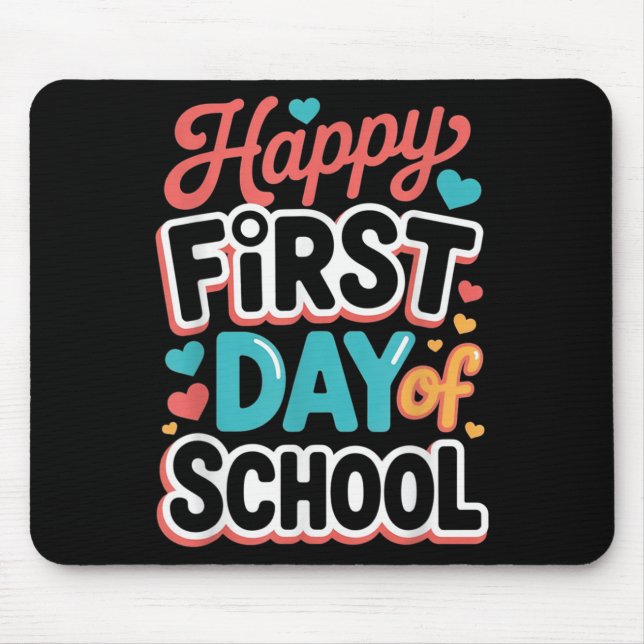 Mousepad Feliz Primeiro Dia de Professores (Frente)
