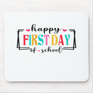 Mousepad Feliz Primeiro Dia de Professores de Escola de Vol