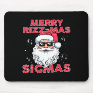 Mousepad Feliz Rizz Mas Sigmas - Papais noeis Legal Face Ge