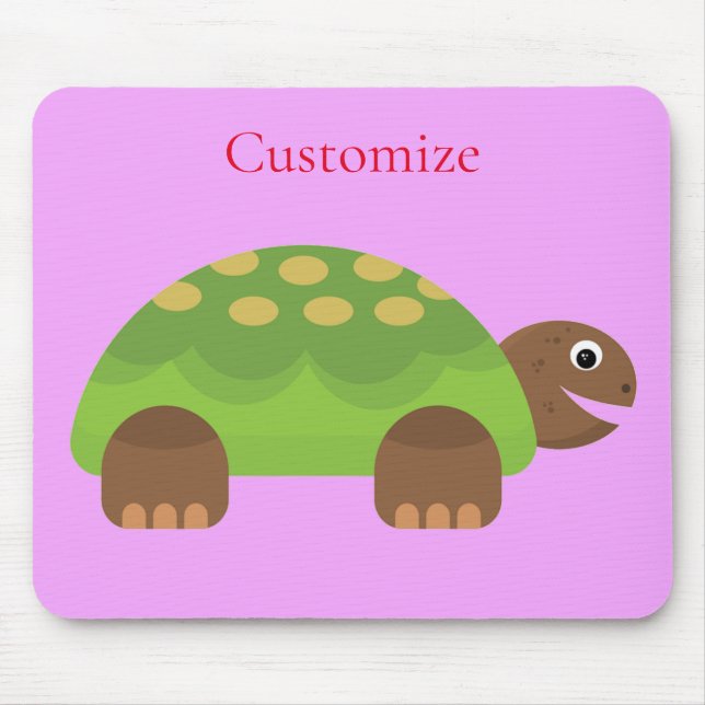 Mousepad Feliz Sorriso Turtle Thunder_Cove (Frente)