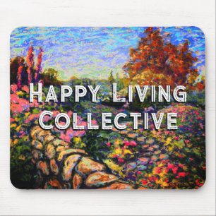 Mousepad Feliz Vida Coletiva do Jardim Omnissazonal