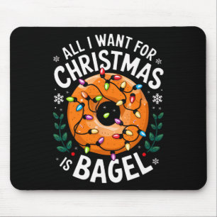 Mousepad Feliz Xmas Tudo O Que Quero É Que Homens De Bagel