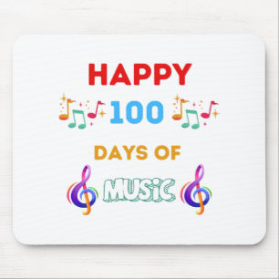 Mousepad Felizes 100 Dias De música