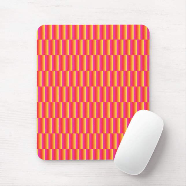 Mousepad Felizes Blocos de Chuva de Cores 3D (Com mouse)