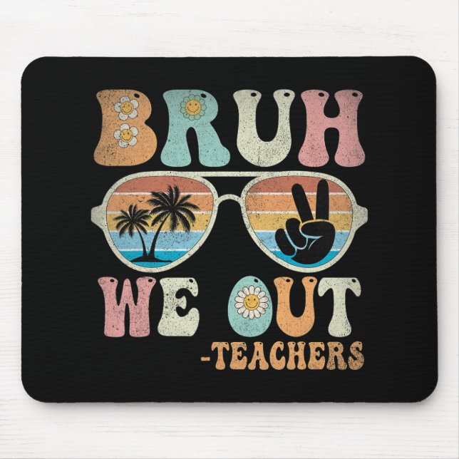 Mousepad Felizes Professores Retroristas No Dia Passado (Frente)