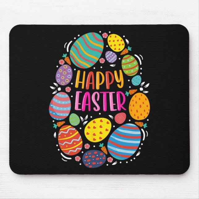 Mousepad Felz pascoa Bonito Para Meninas Adolescentes Cor D (Frente)
