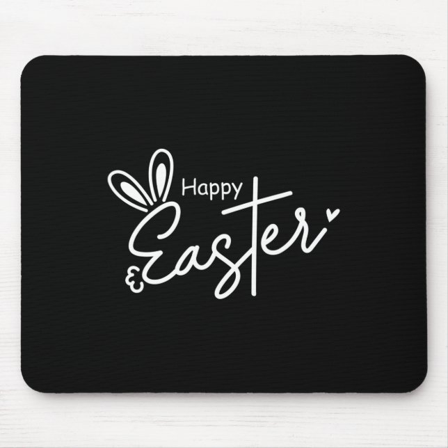 Mousepad Felz pascoa Christian Cross Easter Bunny 1 (Frente)