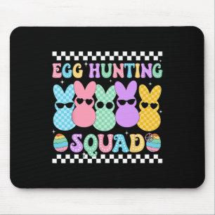 Mousepad Felz pascoa Coelho Ovo Caça Ao Esquadrão Família B