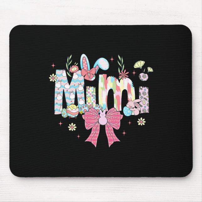 Mousepad Felz pascoa Coquette Páscoa Coquette Coelho Coelho (Frente)