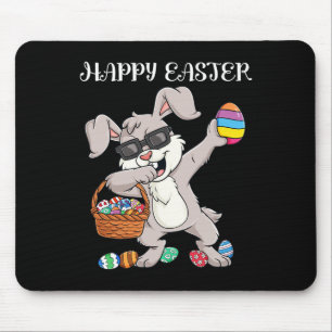 Mousepad Felz pascoa Dia De Dabbing Rabbit Ovos Toddler Men