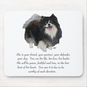 Mousepad Fêmea de Recordação da Pomerânia