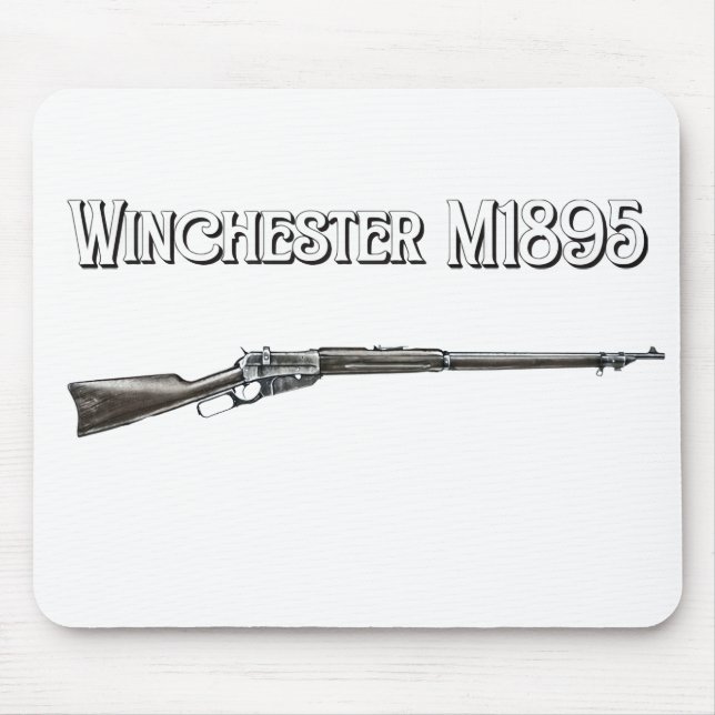 Mousepad Fenda de ação da alavanca Winchester M1895 (Frente)