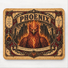 Mousepad Fênix, Monstro de Circo Vintage