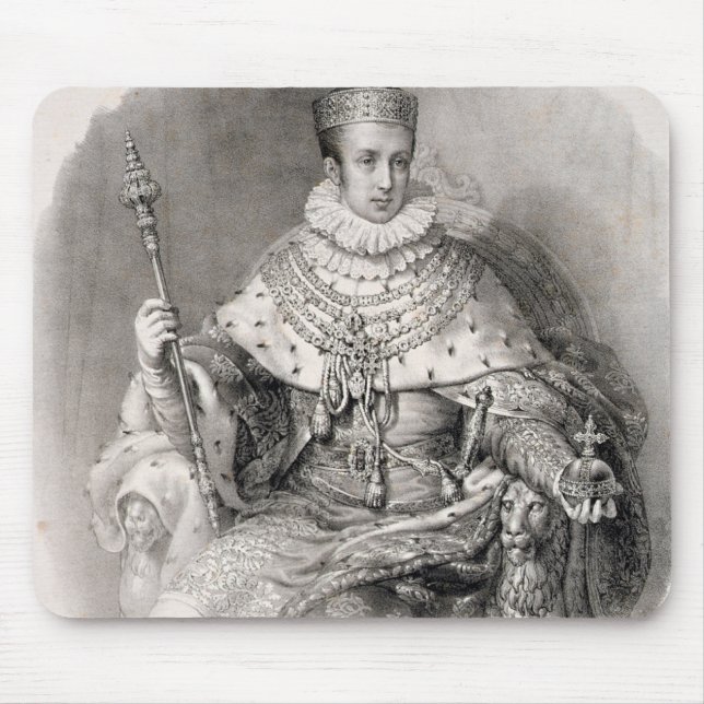 Mousepad Ferdinand mim (1793-1875), rei de (Frente)