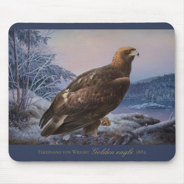 Mousepad Ferdinand von Wright Ouro eagle 1884 (Frente)
